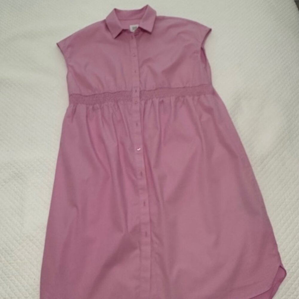 Gap Maternity Summer Dress Pink Sz M